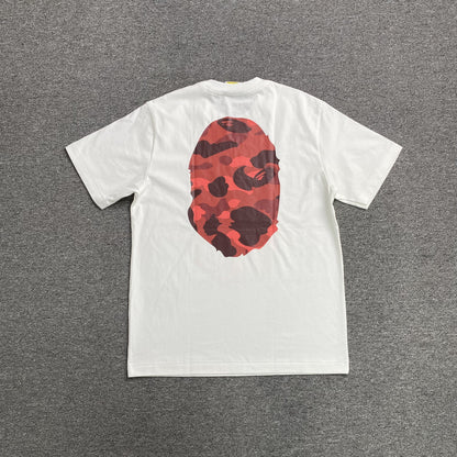 Bape Camo Big Ape Head Tee White