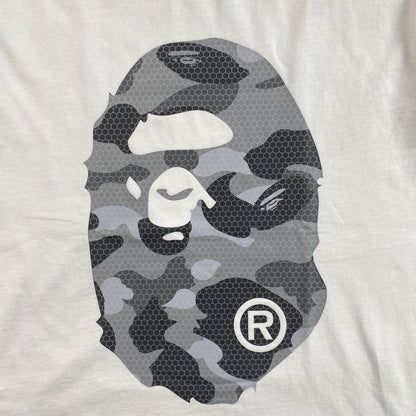 Bape Camo Big Ape Head Tee White