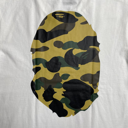 Bape Camo Big Ape Head Tee White