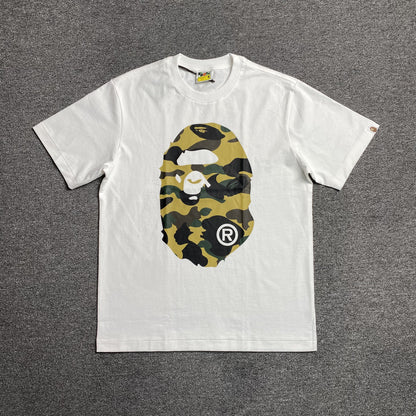 Bape Camo Big Ape Head Tee White