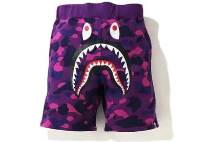 BAPE COLOR CAMO SHARK SWEAT SHORTS