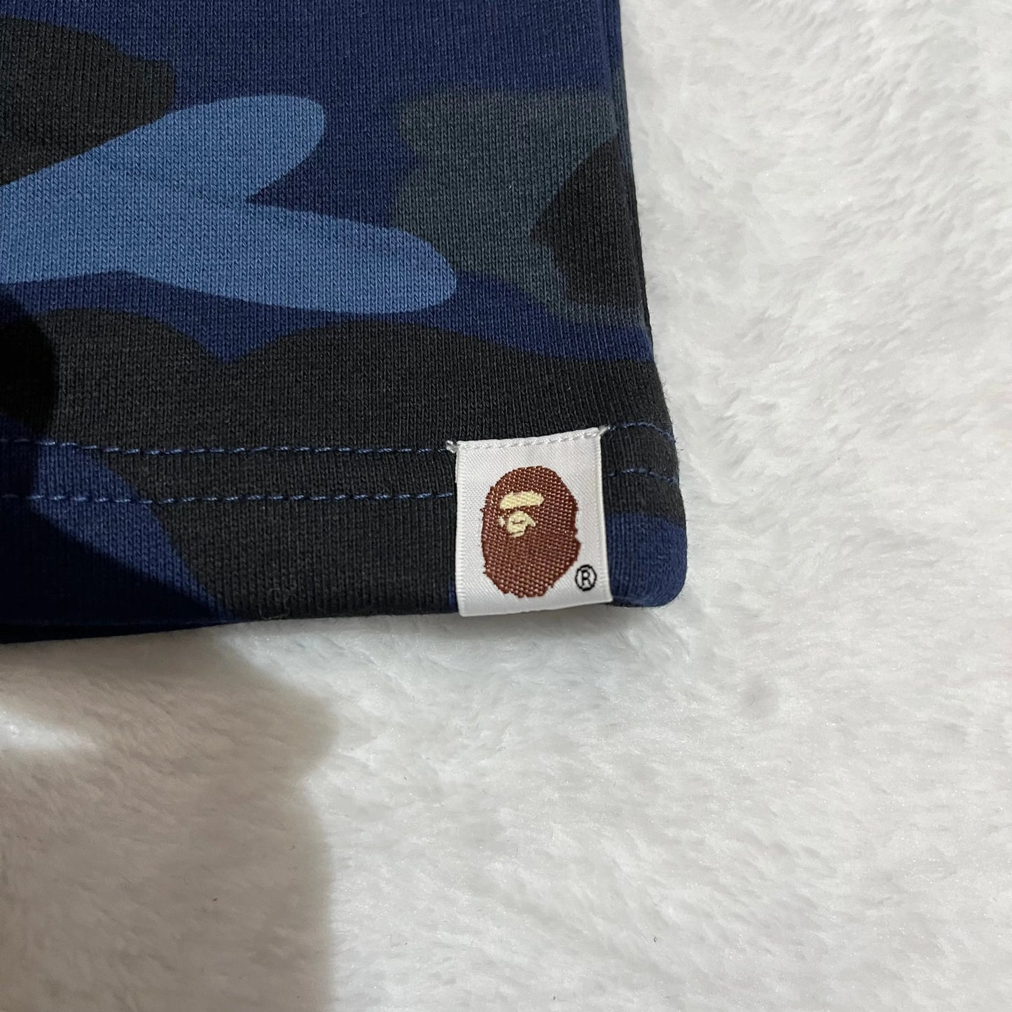 BAPE COLOR CAMO SHARK SWEAT SHORTS