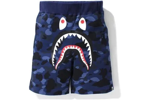 BAPE COLOR CAMO SHARK SWEAT SHORTS