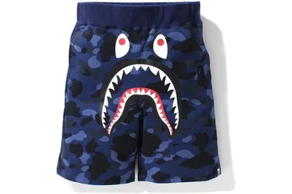 BAPE COLOR CAMO SHARK SWEAT SHORTS
