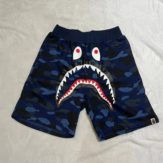 BAPE COLOR CAMO SHARK SWEAT SHORTS