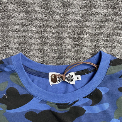 Bape Color Camo Tee Blue