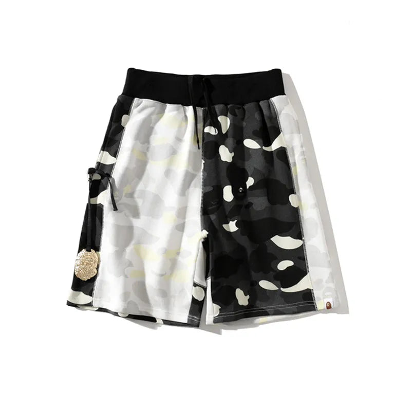 BAPE GLOW IN THE DARK CITY CAMO SWEAT SHORTS