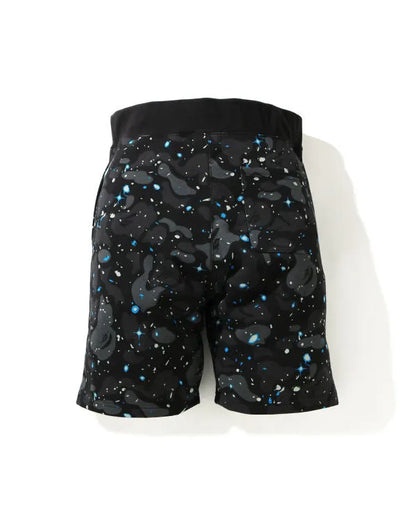 BAPE SPACE CAMO SHARK SWEAT SHORTS (SS21)