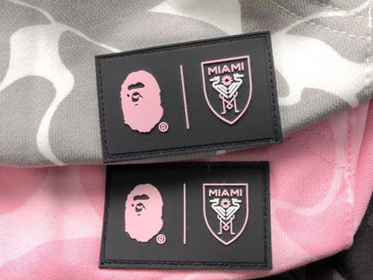 Bape X Inter Miami CF Camo Hoodie White