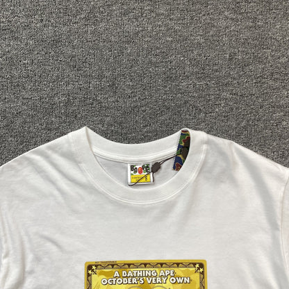 Bape x OVO Card Tee White