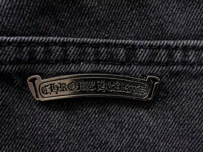 Chrome Hearts Cross Patch Jeans Black