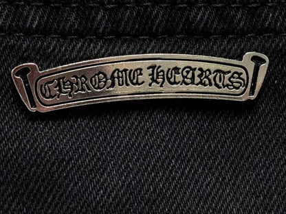Chrome Hearts Cross Patch Jeans Black