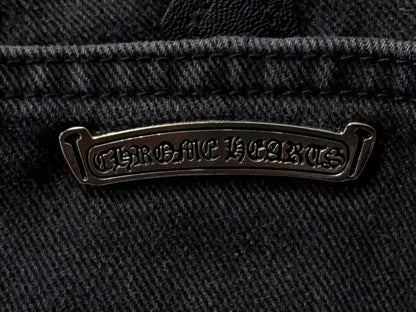 Chrome Hearts Cross Patch Jeans Black