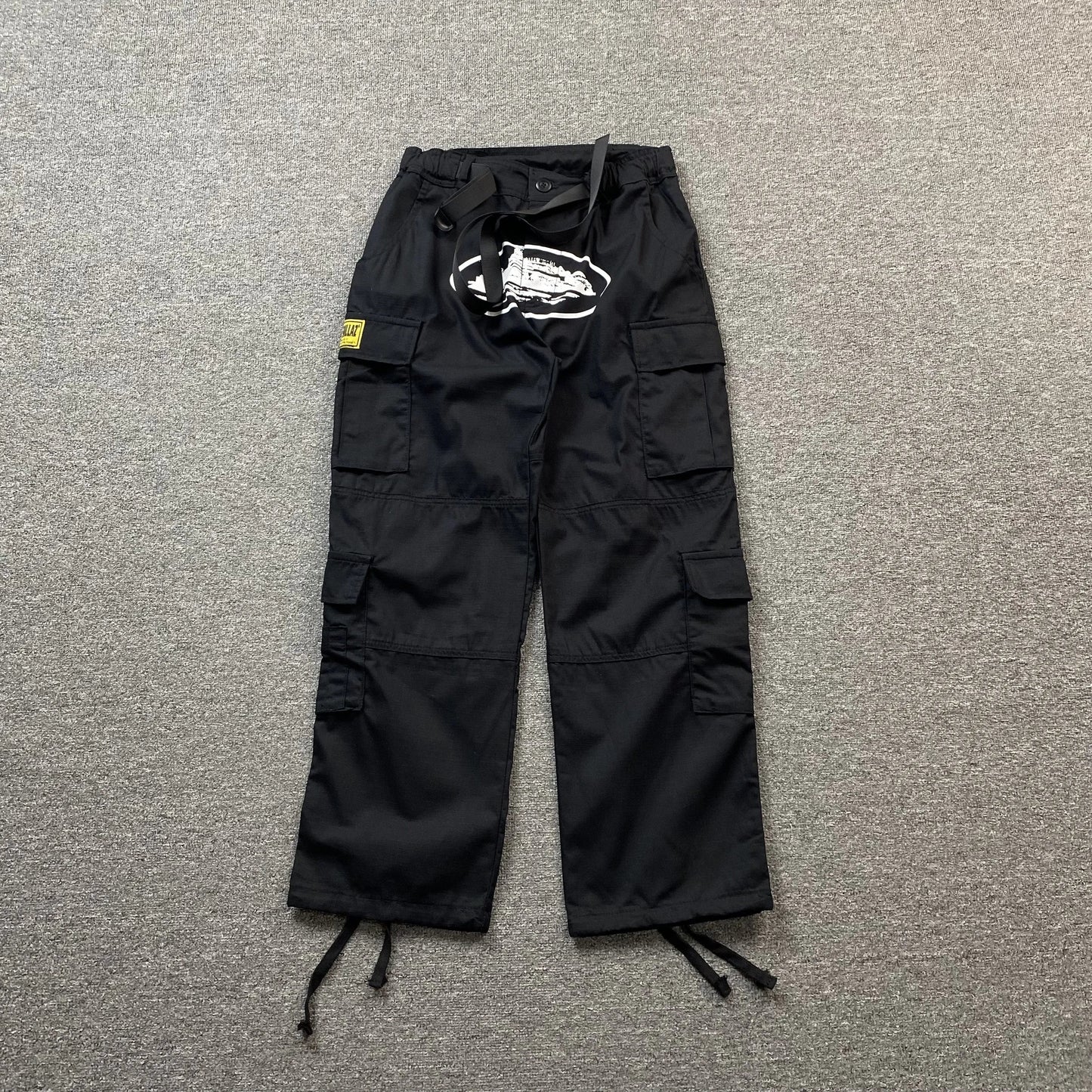 CORTEIZ 5 STARZ GUERILLAZ CARGO PANT BLACK