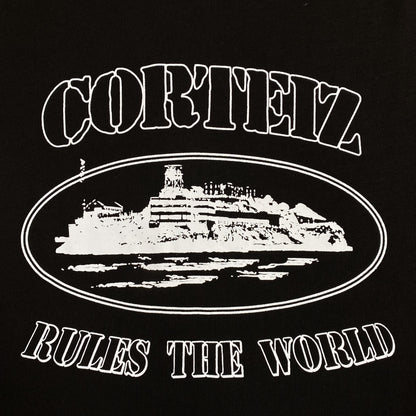 CORTEIZ ALCATRAZ RULES THE WORLD TEE BLACK