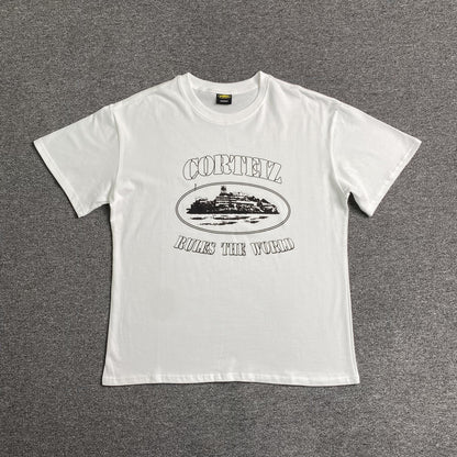 CORTEIZ ALCATRAZ RULES THE WORLD TEE WHITE