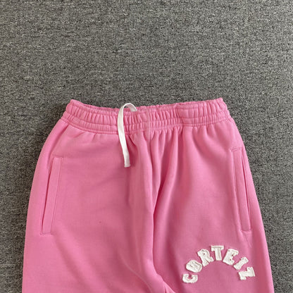 Corteiz Colly Arch Open Hem Pants Pink