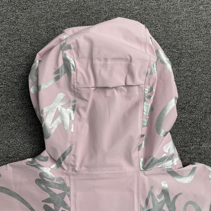 Corteiz Elitework Waterproof Shell Jacket Pink