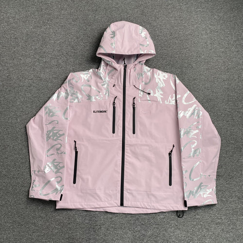 Corteiz Elitework Waterproof Shell Jacket Pink