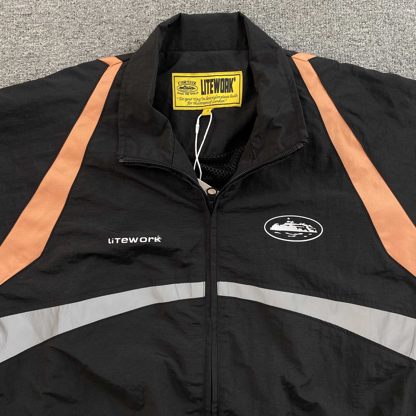 Corteiz Gradient Litework Jacket Black