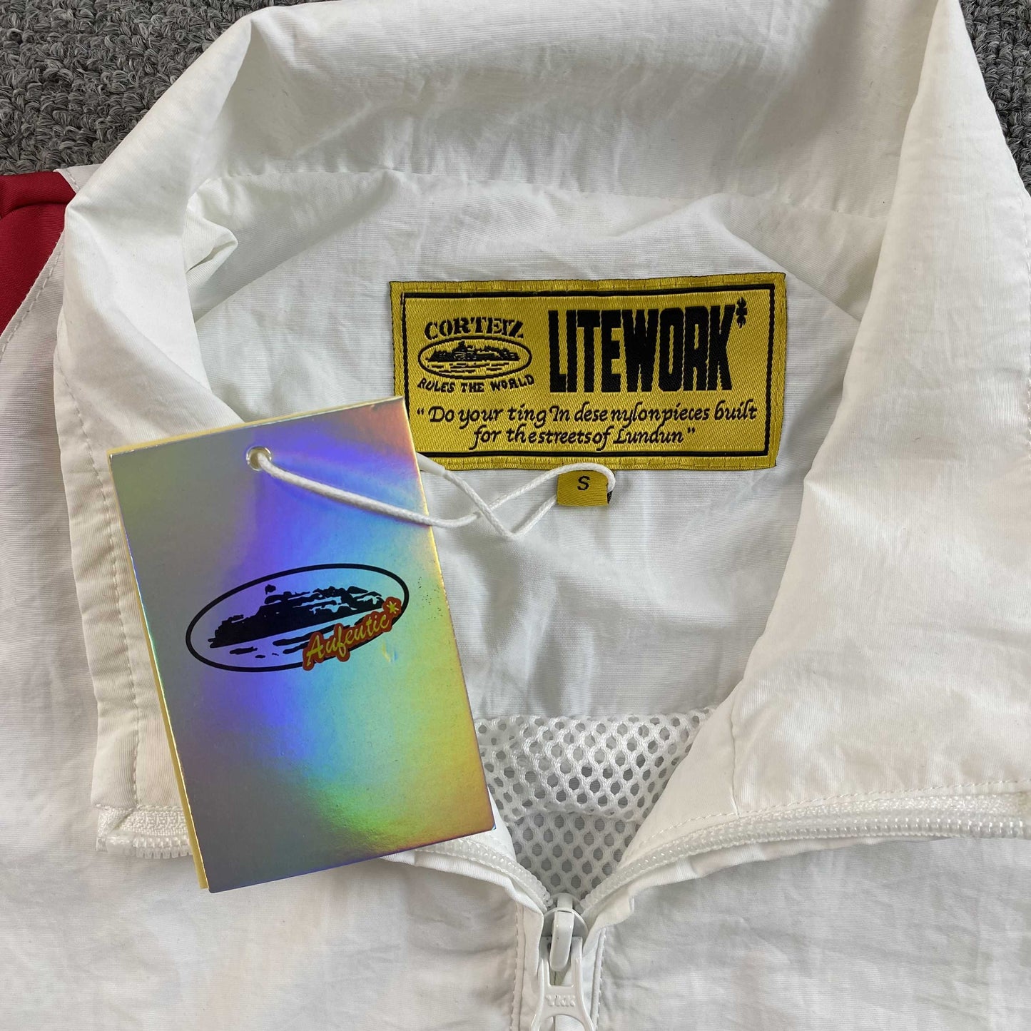 Corteiz Gradient Litework Jacket White