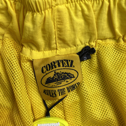 Corteiz Spring Shorts Yellow