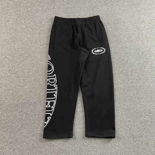 Corteiz Superior Royale Open Hem Pants Black