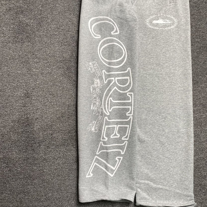 Corteiz Superior Royale Open Hem Pants Grey