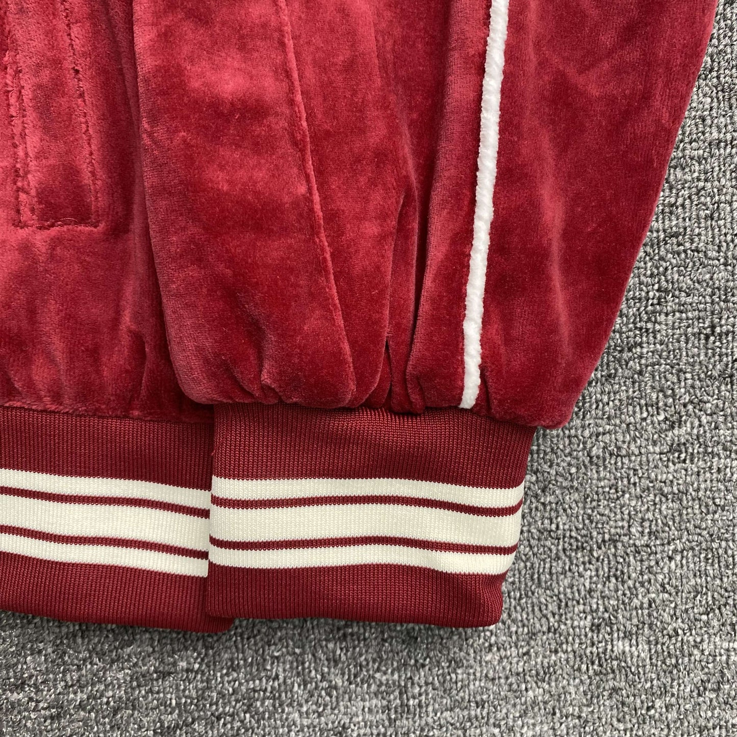 Corteiz VVS Uptown Jacket Burgundy