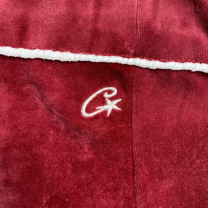 Corteiz VVS Uptown Jacket Burgundy