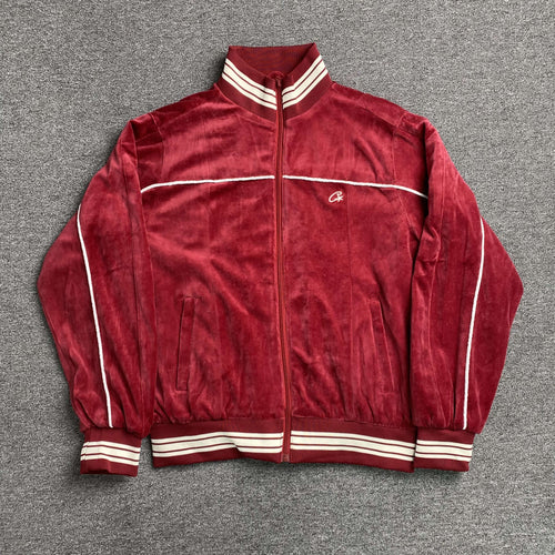 Corteiz VVS Uptown Jacket Burgundy