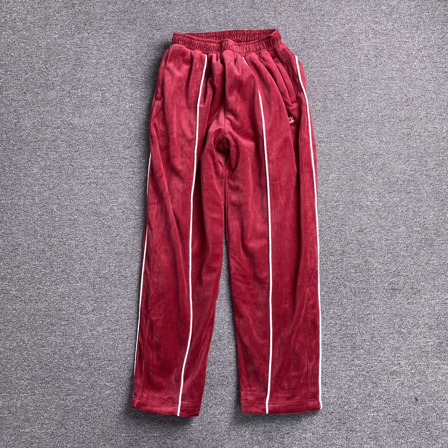 Corteiz VVS Uptown Pant Burgundy