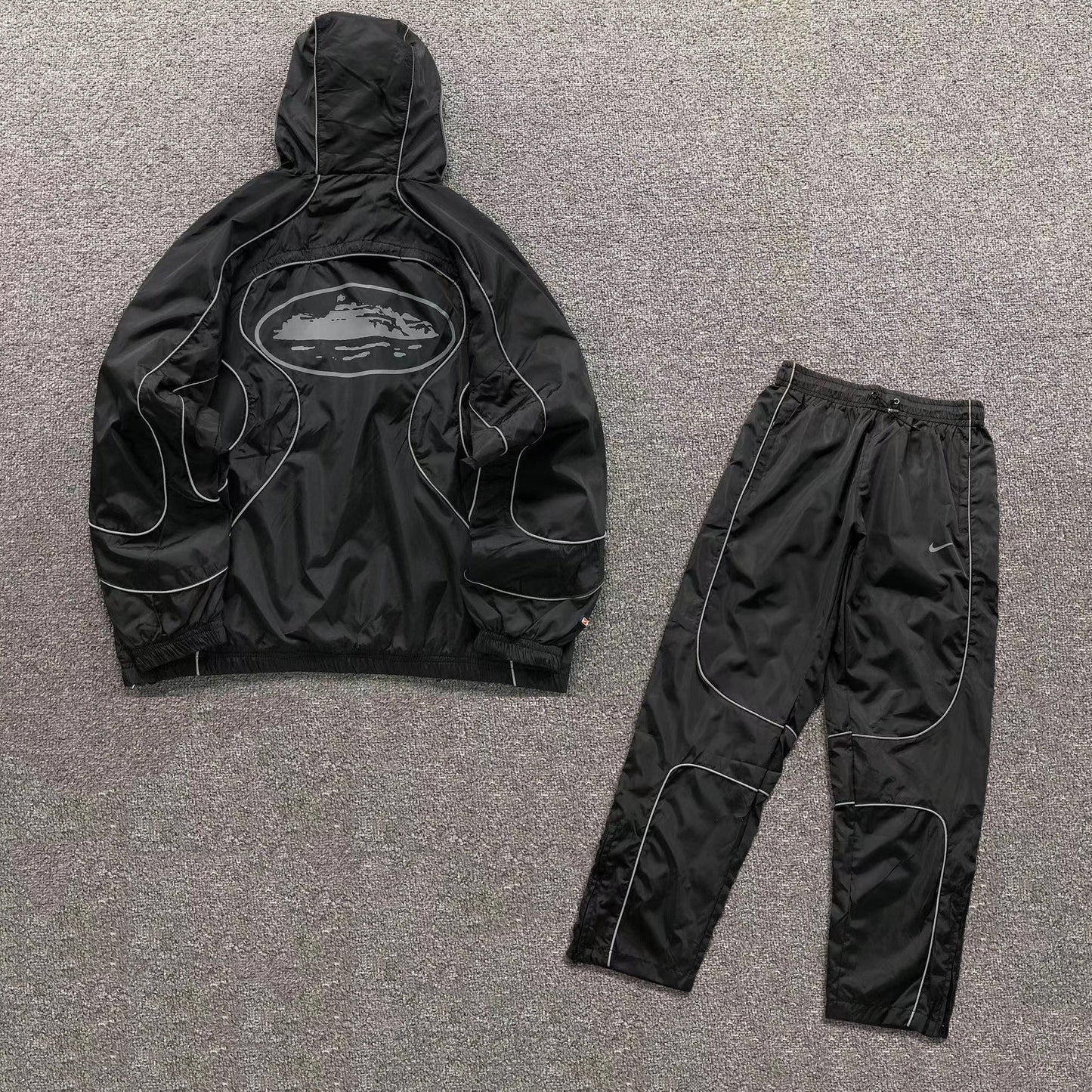 Corteiz x Nike NRG Onyx Tracksuit Black