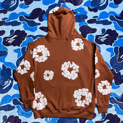 DENIM TEARS THE COTTON WREATH HOODIE BROWN