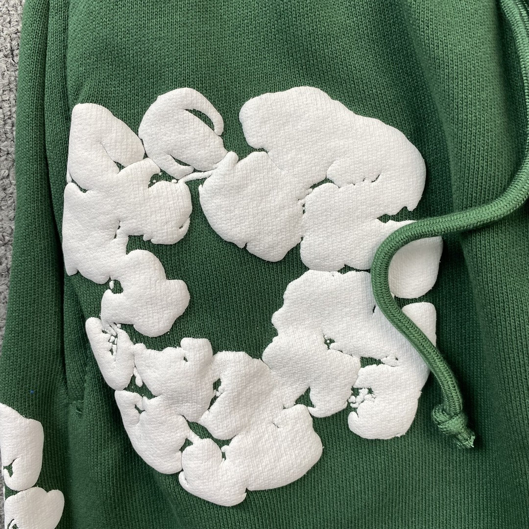 DENIM TEARS THE COTTON WREATH SWEATPANTS GREEN