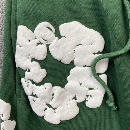 DENIM TEARS THE COTTON WREATH SWEATPANTS GREEN
