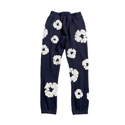 DENIM TEARS THE COTTON WREATH SWEATPANTS NAVY