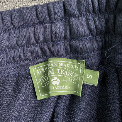 DENIM TEARS THE COTTON WREATH SWEATPANTS NAVY