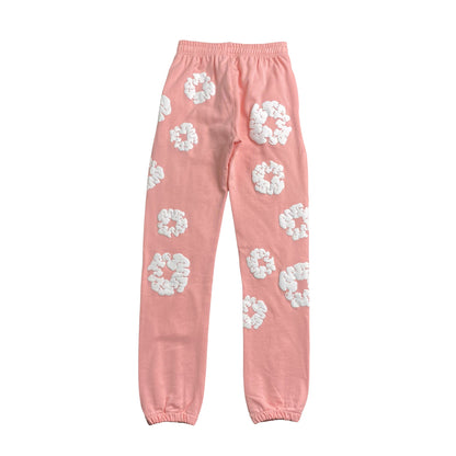 DENIM TEARS THE COTTON WREATH SWEATPANTS PINK