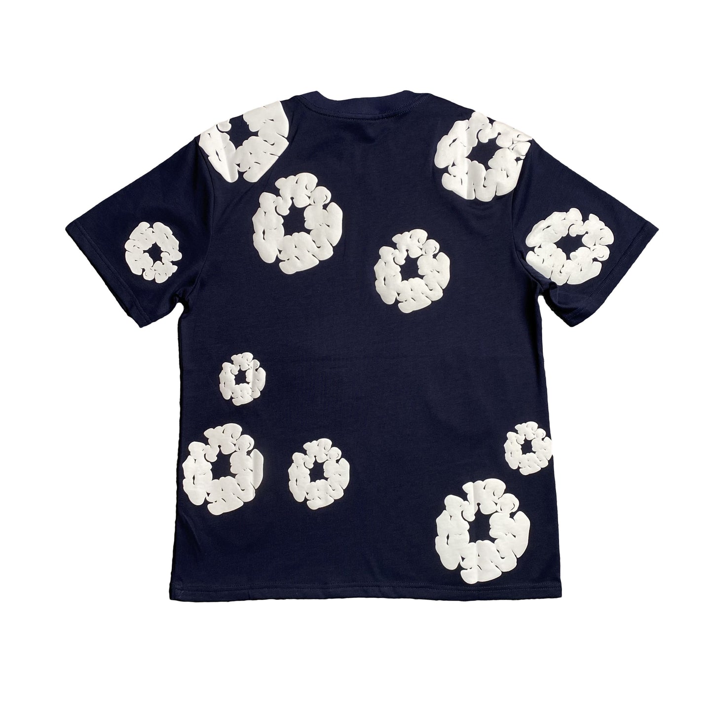 DENIM TEARS THE COTTON WREATH TEE NAVY