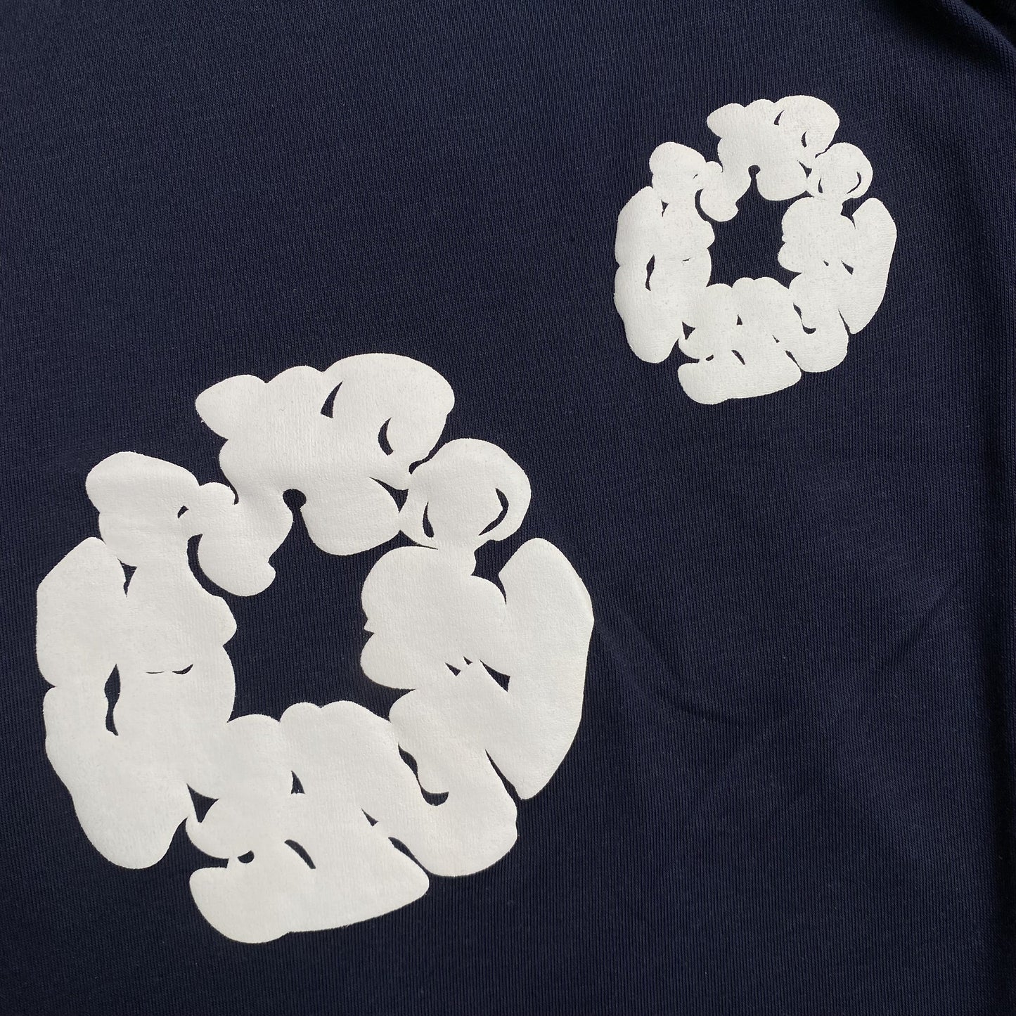 DENIM TEARS THE COTTON WREATH TEE NAVY