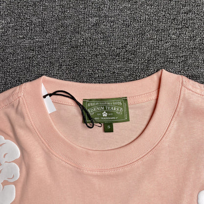 DENIM TEARS THE COTTON WREATH TEE PINK