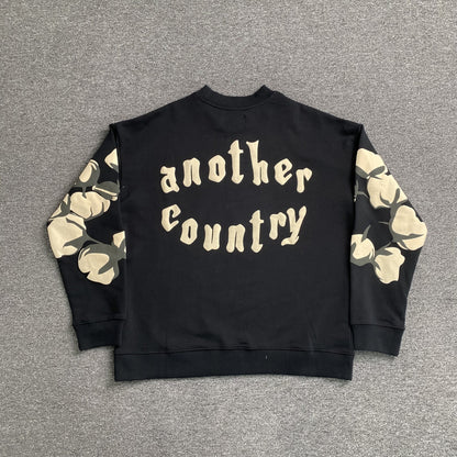 Denim Tears x CPFM Cactus Tears Crewneck Black