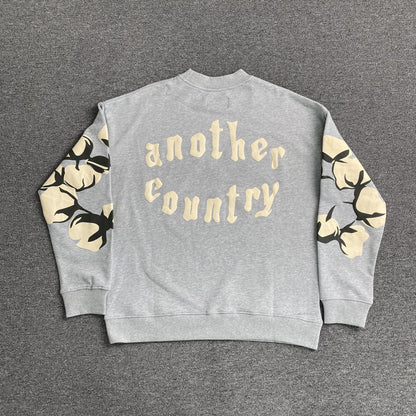 Denim Tears x CPFM Cactus Tears Crewneck Grey