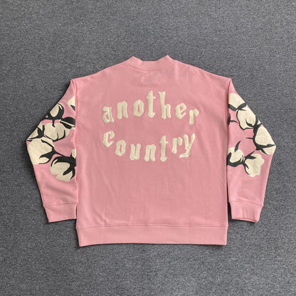 Denim Tears x CPFM Cactus Tears Crewneck Pink