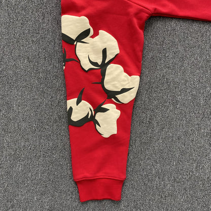 Denim Tears x CPFM Cactus Tears Crewneck Red