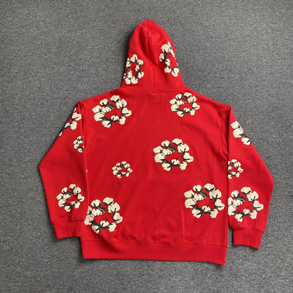 DENIM TEARS X CPFM CACTUS TEARS WREATH HOODIE RED