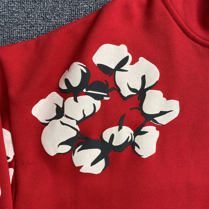 DENIM TEARS X CPFM CACTUS TEARS WREATH HOODIE RED