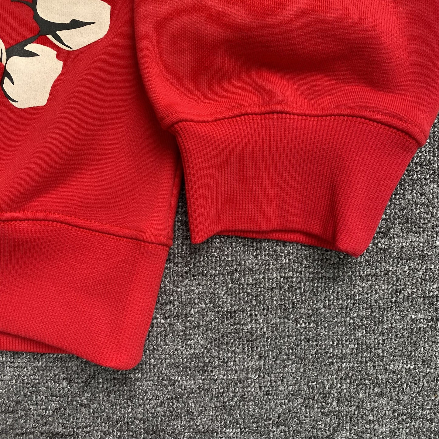 DENIM TEARS X CPFM CACTUS TEARS WREATH HOODIE RED