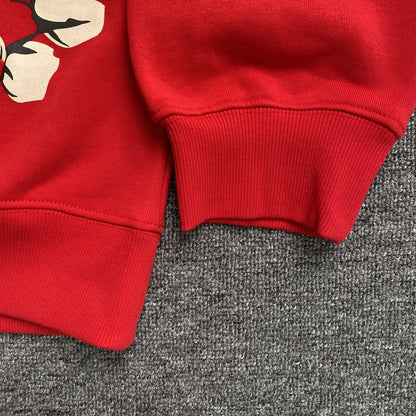 DENIM TEARS X CPFM CACTUS TEARS WREATH HOODIE RED